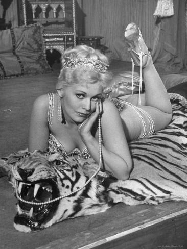 Actress Kim Novak in Title Role Performing Hoochie-Coochie Dance ...