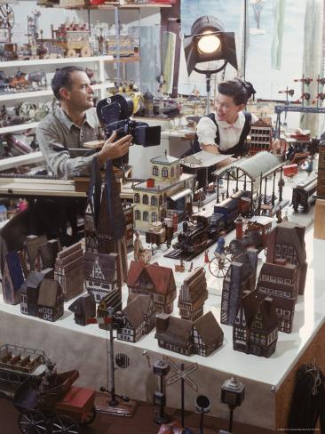 eames ray charles studio wife toy trains filming designers allan grant print photographic premium allposters toys posters sp visit alan