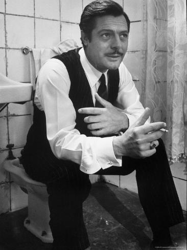... Mastroianni in a Scene From the Movie Marriage Italian Style