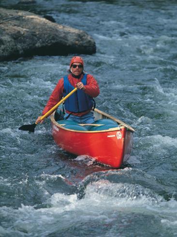 Man In Canoe