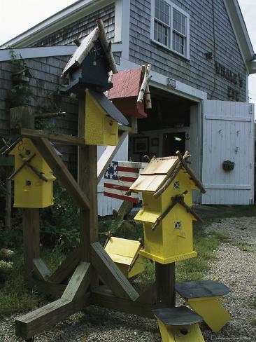 Bird Houses  Sale on Bird Houses For Sale Outside A Barn Photographic Print By Darlyne A