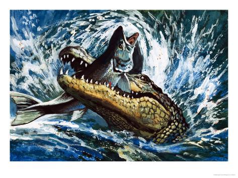 Eating Alligator