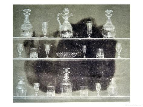 Articles of Glass, Photograph, from Pencil of Nature, 1844 Giclee