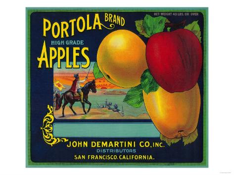 apple crate labels