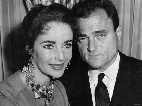 Elizabeth Taylor with Her Late Husband, Film Producer Mike Todd.