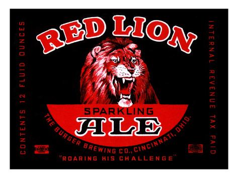 Red Lion Ale Premium Poster