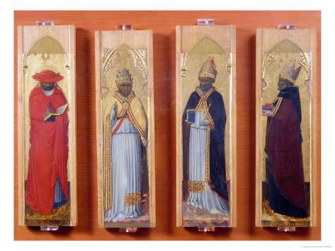 Saints Ambrose, Jerome, Augustine and Gregory Giclee Print