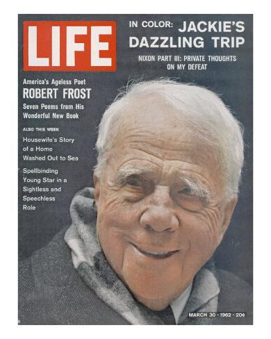 Poet Robert Frost March 30 1962 Premium Photographic Print