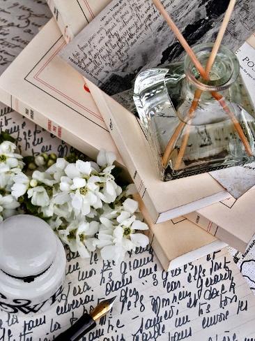 Souvenires d'Ecriture Art Print