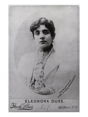Portrait of Eleonora Duse c1898 Giclee Print Don't see what you like