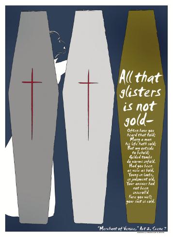 Merchant of Venice: All That Glisters Art Print