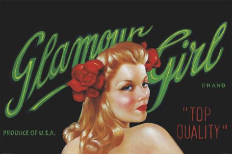 Glamour Girl Poster Don't see what you like Customize Your Frame