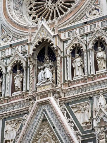 Detail of the Duomo, Florence, UNESCO World Heritage Site, Tuscany, Italy, Europe Photographic Print