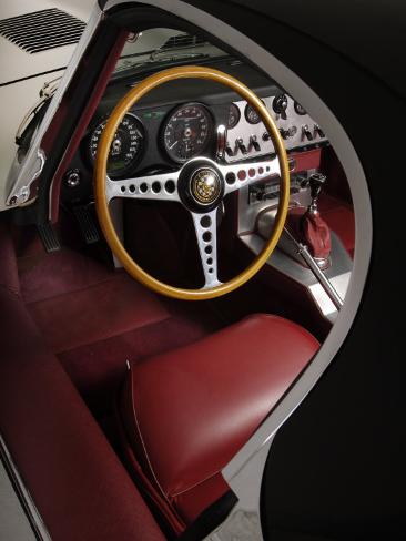 1961 Jaguar E Type Interior Photographic Print Don't see what you like
