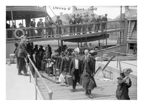 at Ellis Island,