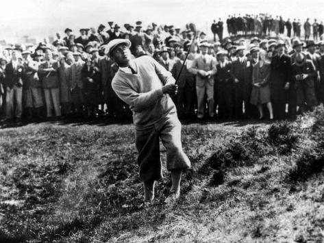 Bobby Jones at the British Amateur Golf Championship at St. Andrews, ... Bobby Jones at the British Amateur Golf Championship at St. Andrews, ...