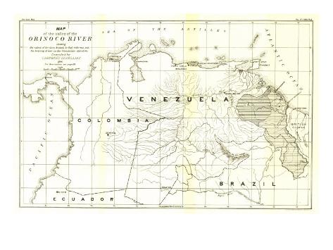 Orinoco River Map