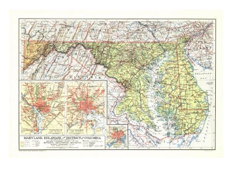 Maryland Delaware Map