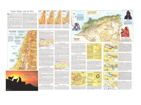 Peoples of the Middle East Map Poster, side 2