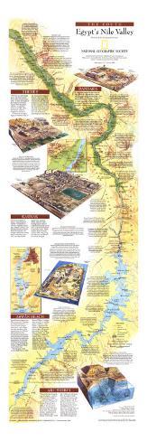 Nile Valley South Map Poster, 1995
