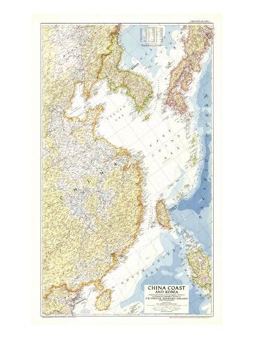 China Coast Map