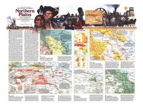Northern Plains Poster Map, 1986, side 2
