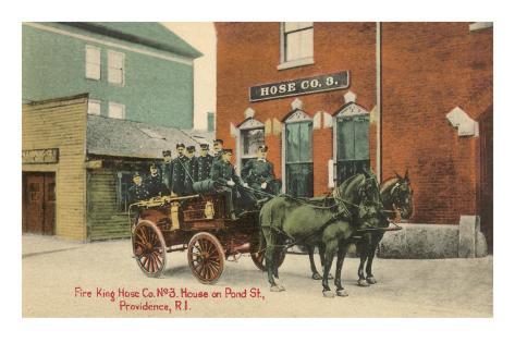 Early Fire Equipment, Providence, Rhode Island Posters at AllPosters 