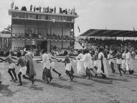 Pre-Independence Pageant at Race Track of Lagos, the Capitol Premium Photographic Print