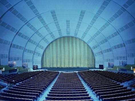 Radio City Music Hall Stage Restored to its Orginal 1932 Splendor after Seven-Month Renovation Premium Photographic Print