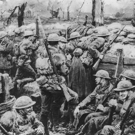 World+war+1+soldiers+in+trenches