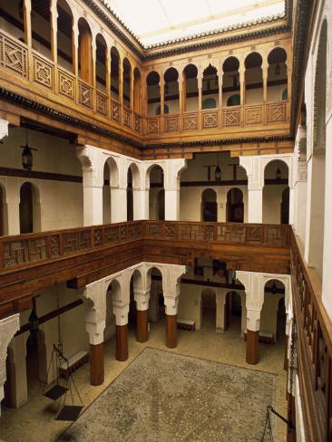 Museum in Old Walled Town or Medina, Fez, UNESCO World Heritage Site, Morocco, North Africa, Africa Photographic Print