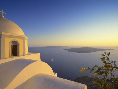 greek island sunset