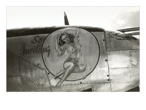  Pinup on Nose Art  Pin Up Poster At Allposters Com