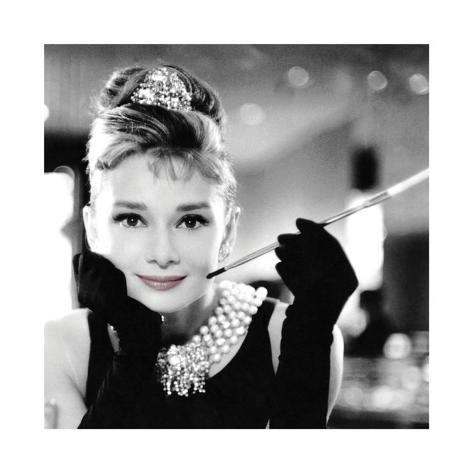 Audrey Hepburn in Breakfast at Tiffany's Art Print Don't see what you like