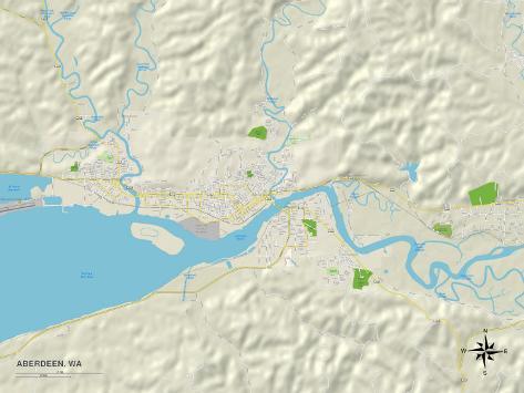 Aberdeen Wa Map