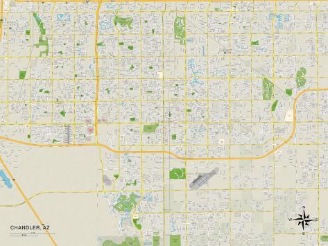Chandler Az Map