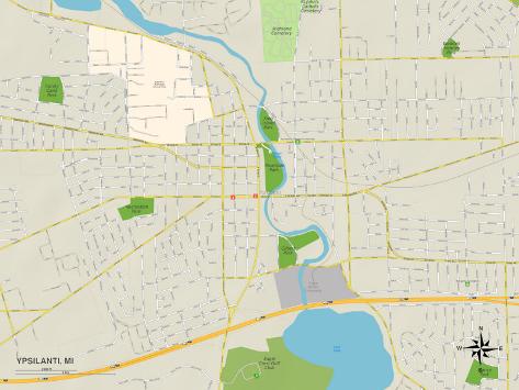 Ypsilanti Mi Map