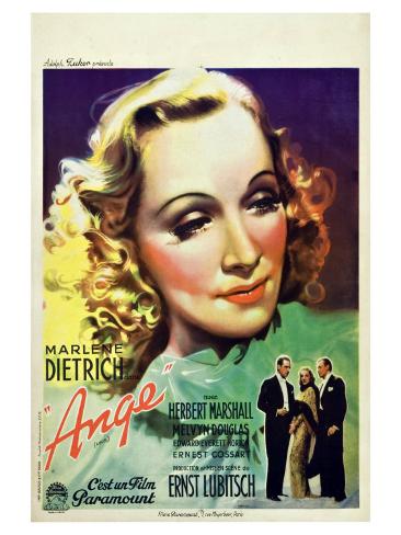 <b>Angel, French</b> Movie Poster, 1937 Art Print - angel-french-movie-poster-1937