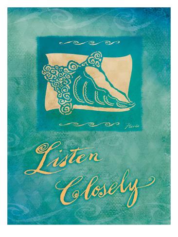 Listen Closely Art Print
