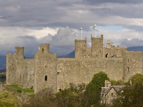 Harlech Castle, UNESCO World Heritage Site, Gwynedd, Wales, United Kingdom, Europe Photographic Print