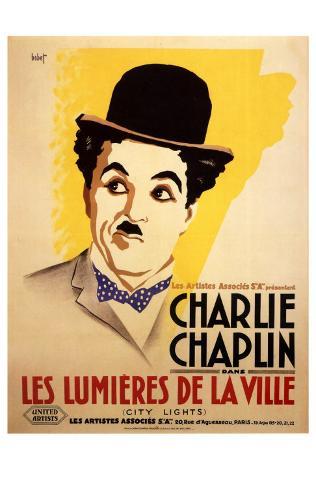 City Lights, French Movie Poster, 1931 Premium Poster