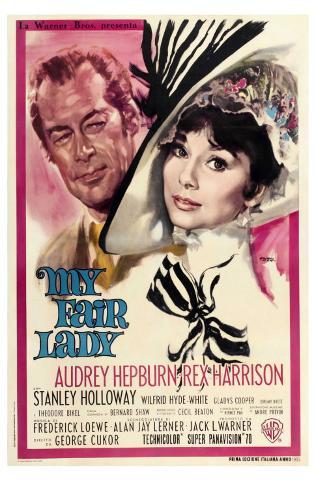 My Fair Lady Italian Movie Poster 1964 Premium Poster