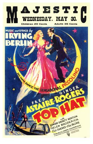 top hat poster