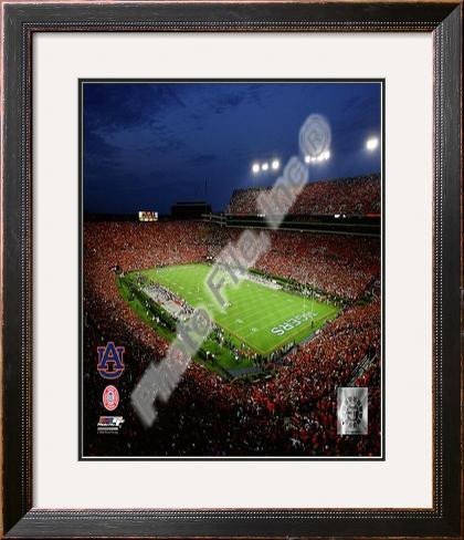 Jordan Hare Stadium Auburn Univeristy Tigers 2008 Framed Photographic Print