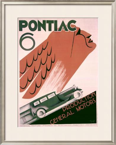 Pontiac 6 Framed Giclee Print Dont see what you like Customize Your Frame