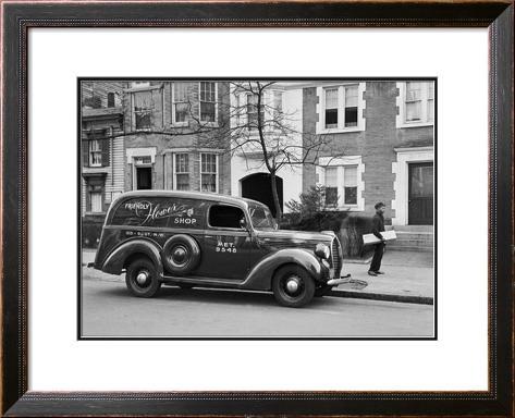 1939 Ford V8 Panel Delivery Truck Framed Giclee Print