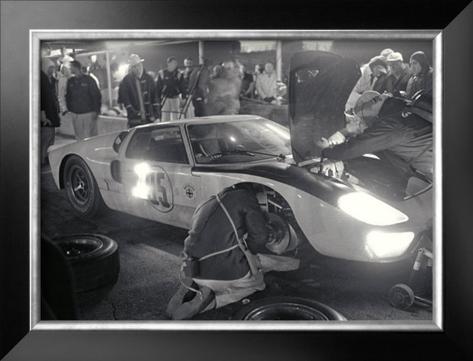 1966 Daytona 24 Hour Race Framed Giclee Print Don't see what you like