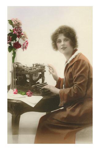  Fashioned Typewriter on Secretary At Old Fashioned Typewriter Posters At Allposters Com