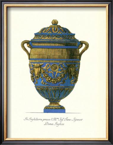 blue urn