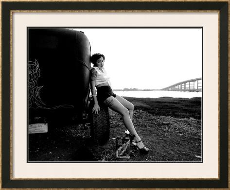 PinUp Girl Rat Rod Framed Giclee Print Don't see what you like